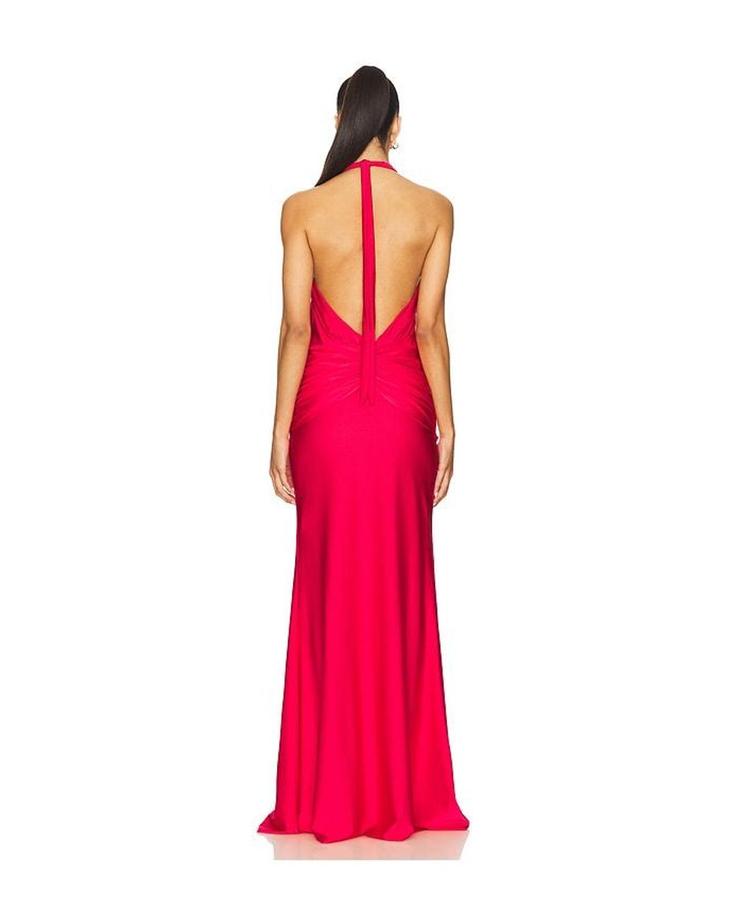 Shani Shemer Red Olesia Maxi Dress