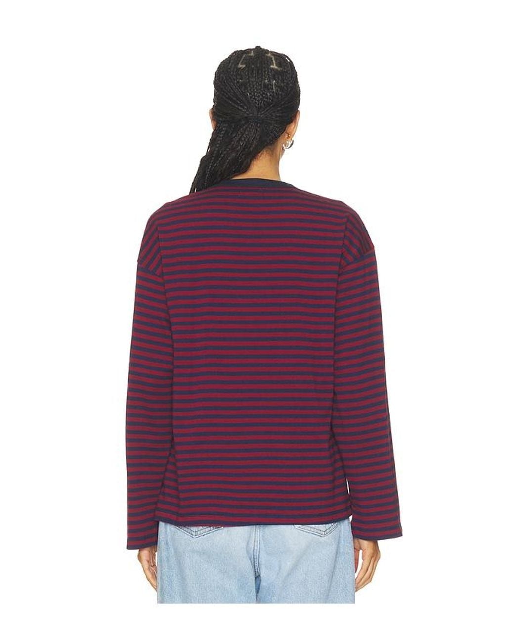 Pistola Purple Reena Long Sleeve Oversized Tee