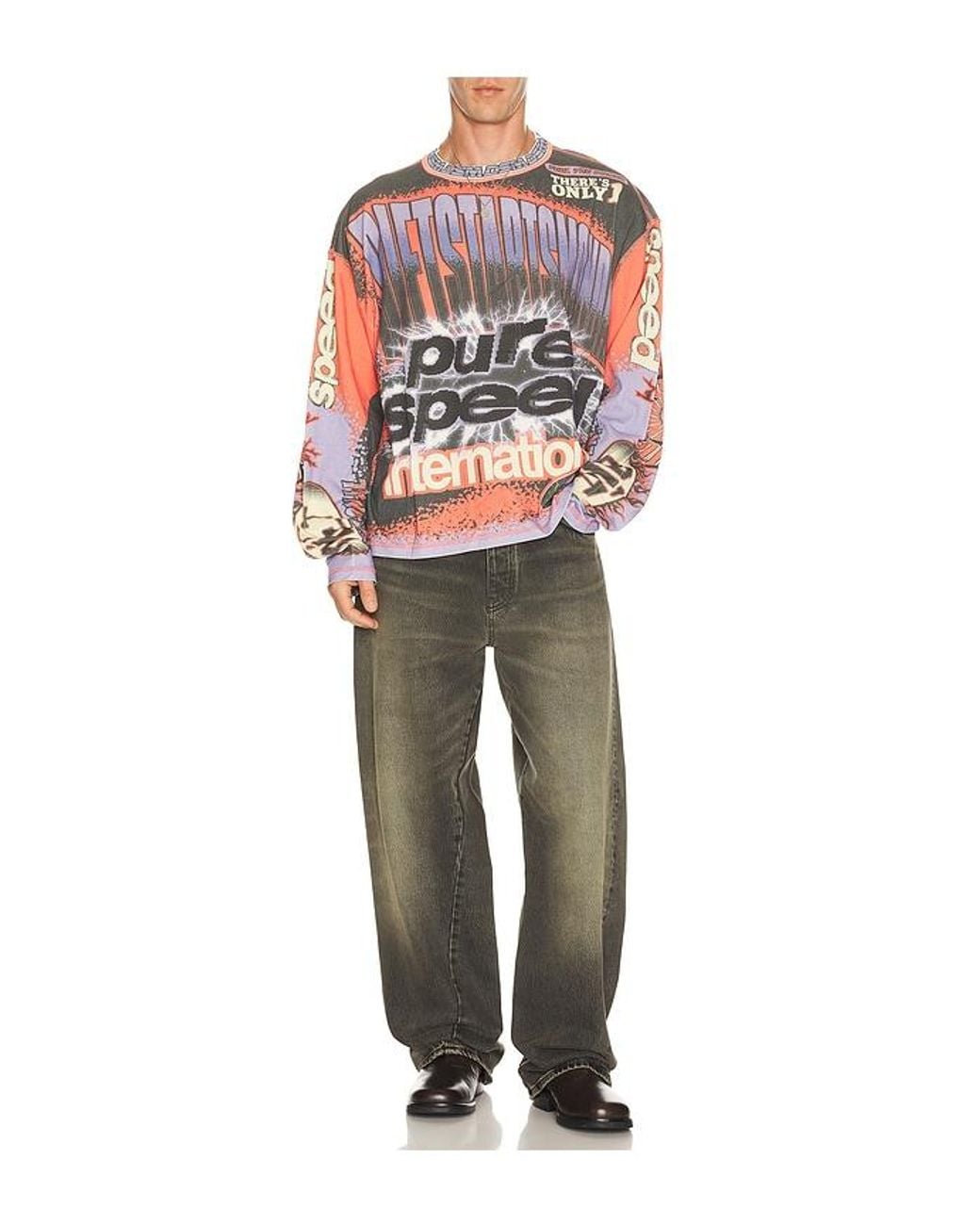DIET STARTS MONDAY Multicolor Mx Racing Jersey for men