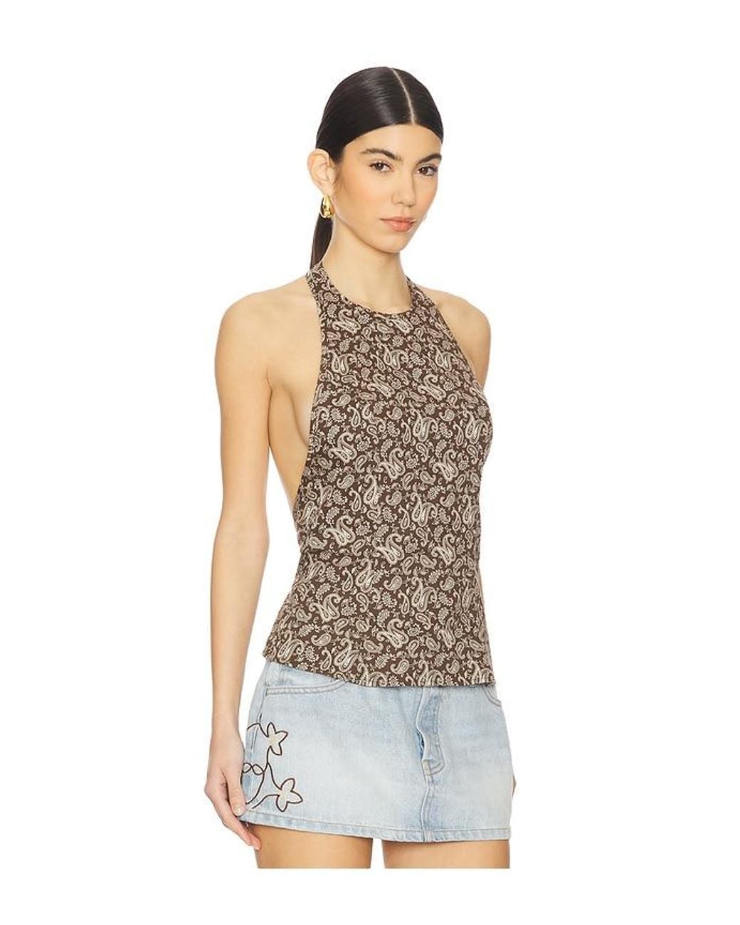 EB DENIM White X Revolve Iris Top