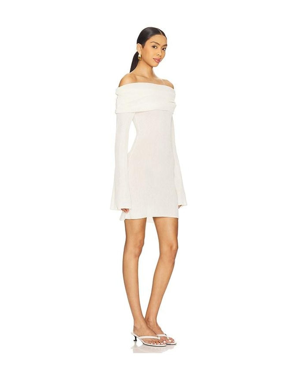 SER.O.YA White Galli Mini Dress