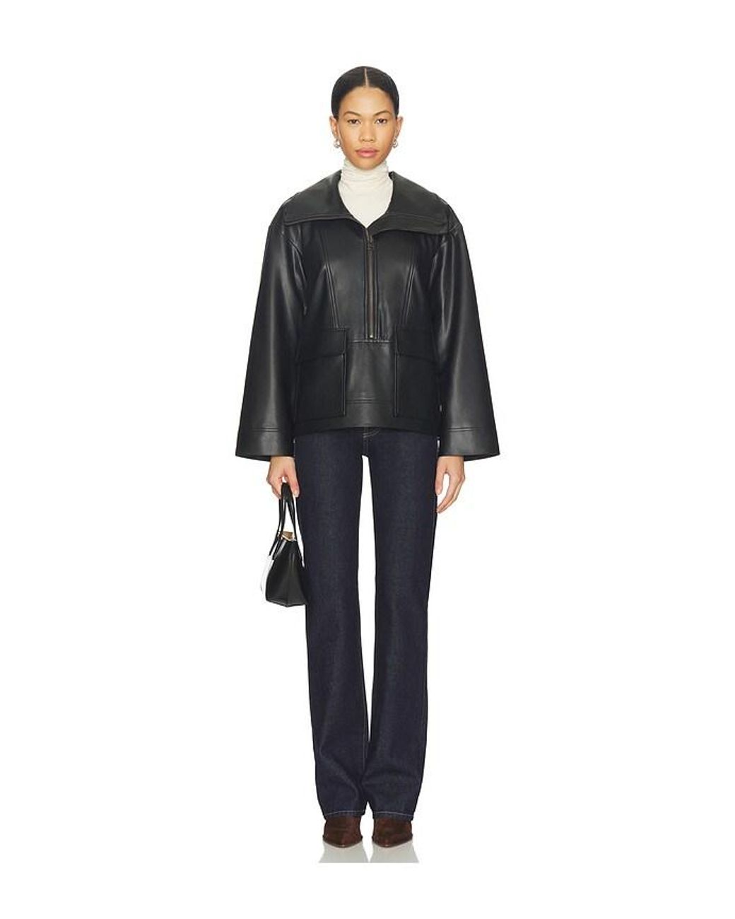 Veronica Beard Black Brian Popover Jacket
