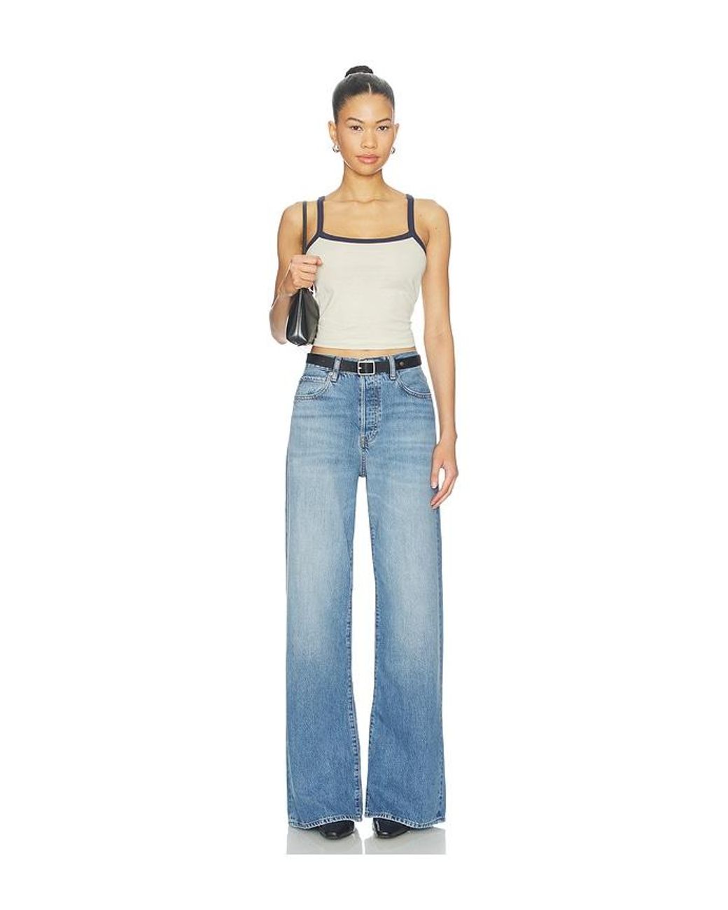 FRAME Blue The Off Duty Loose Jeans