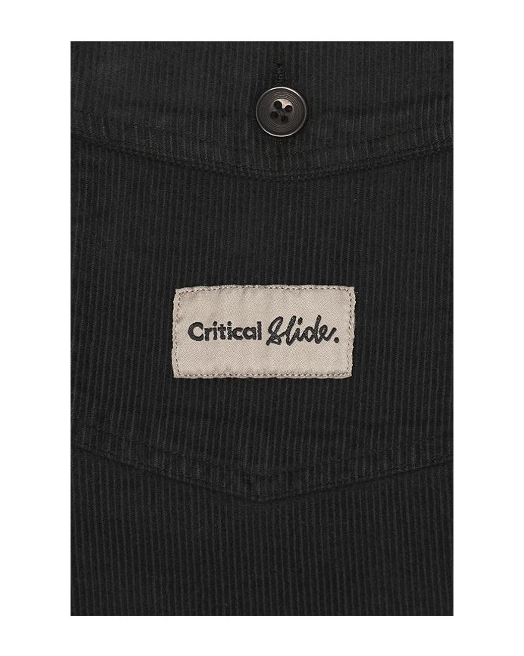 Critical Slide Black All Day Cord Walkshort for men