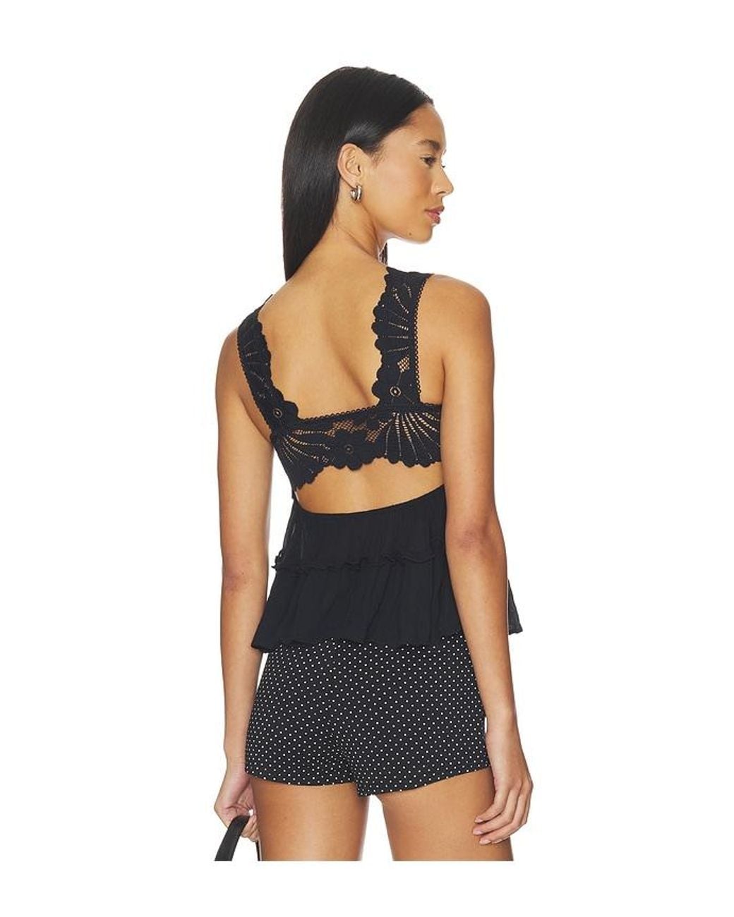 Free People Black Petal Party Shapeless