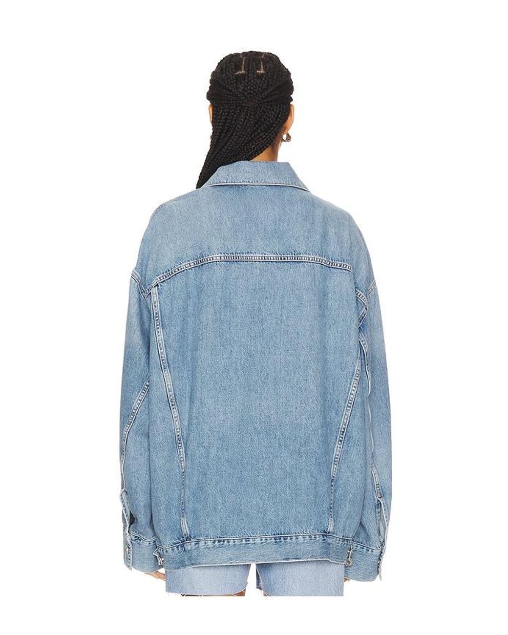 Agolde Blue Jacke Reworked Wayne