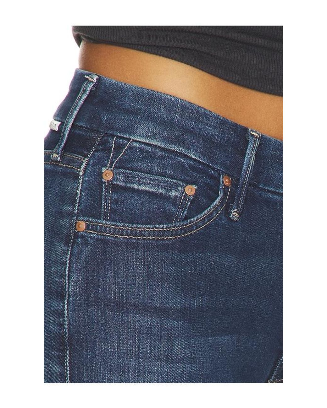 Mother Blue The Down Low Looker Hover Jeans