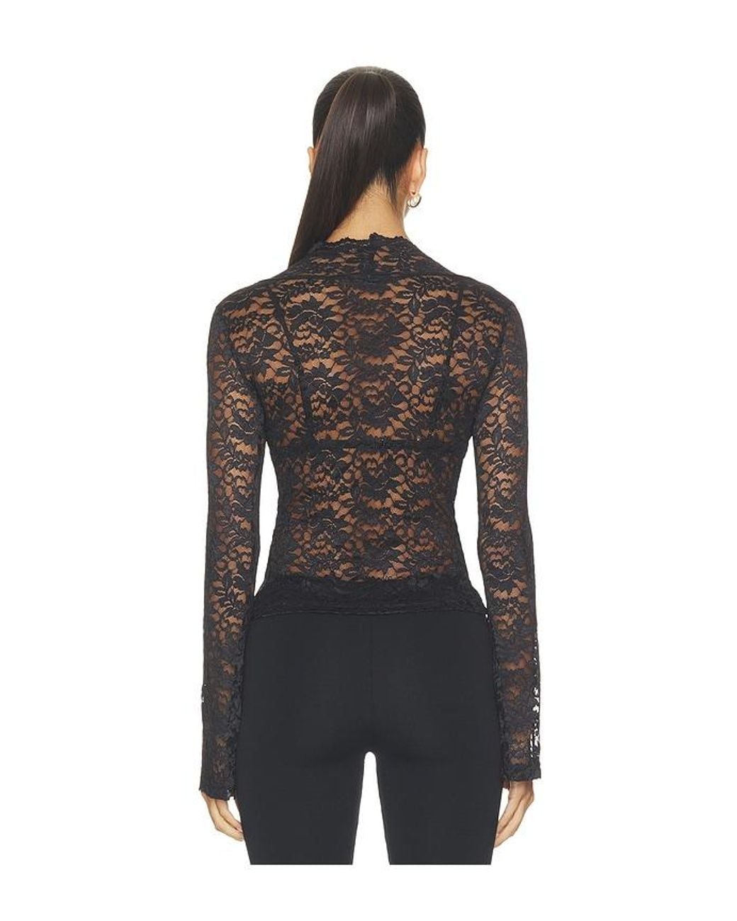 superdown Black Charlice Button Front Top