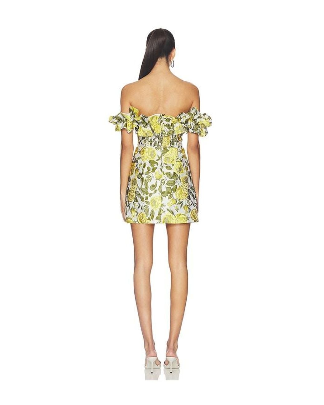 Katie May Yellow Antheia Mini Dress