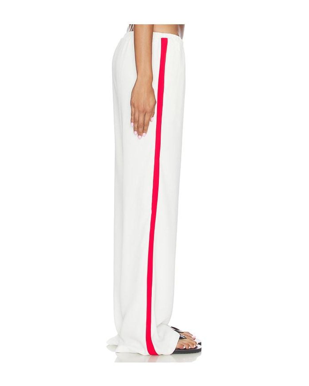 SNDY'S White Reed Contrast Pant