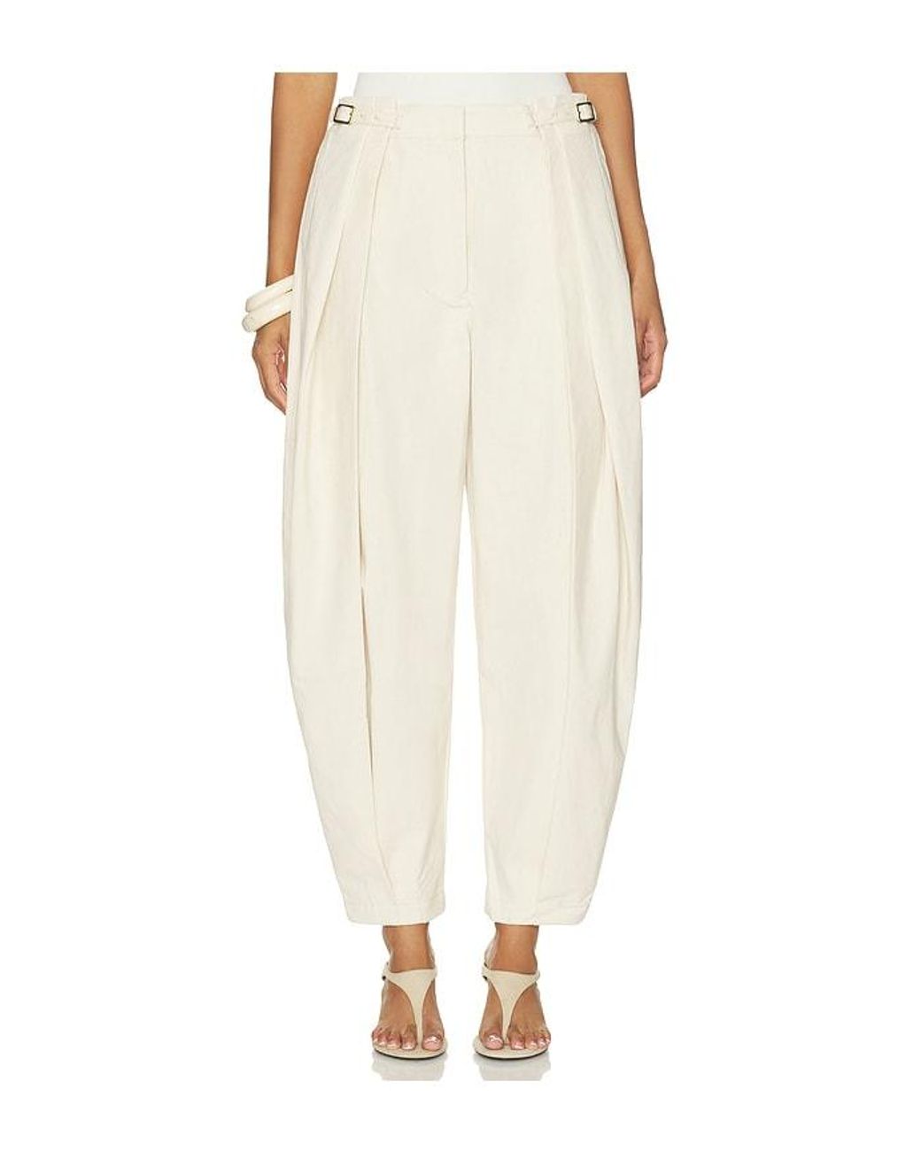 Ronny Kobo White Devi Pants