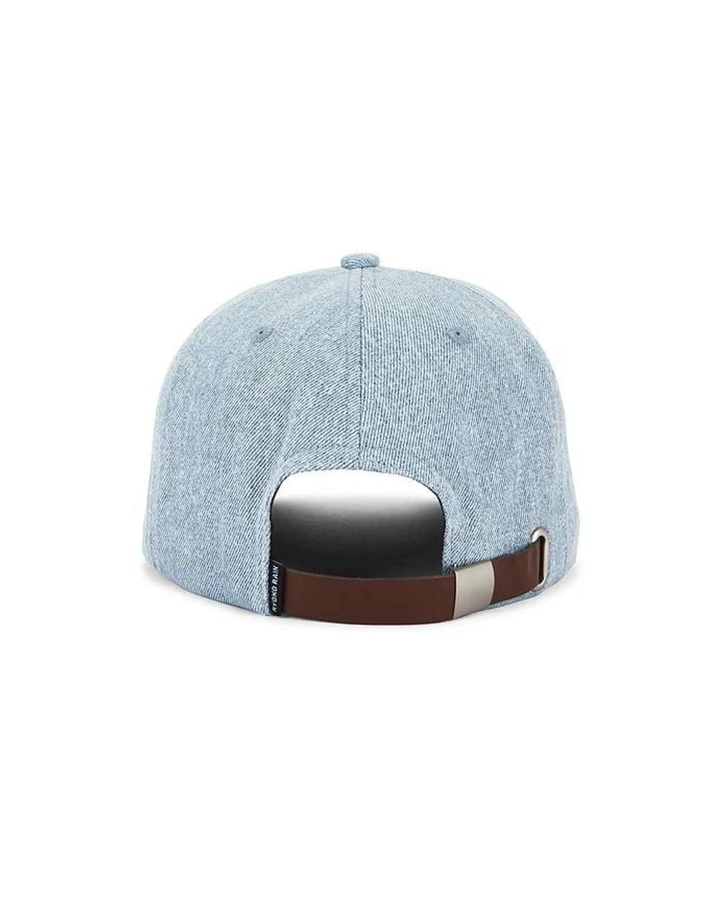 Ryoko Rain Blue Denim Rose Strapback Hat for men