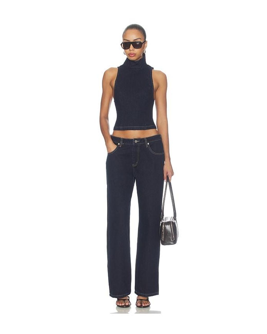 Nakedvice Blue Lynch Top