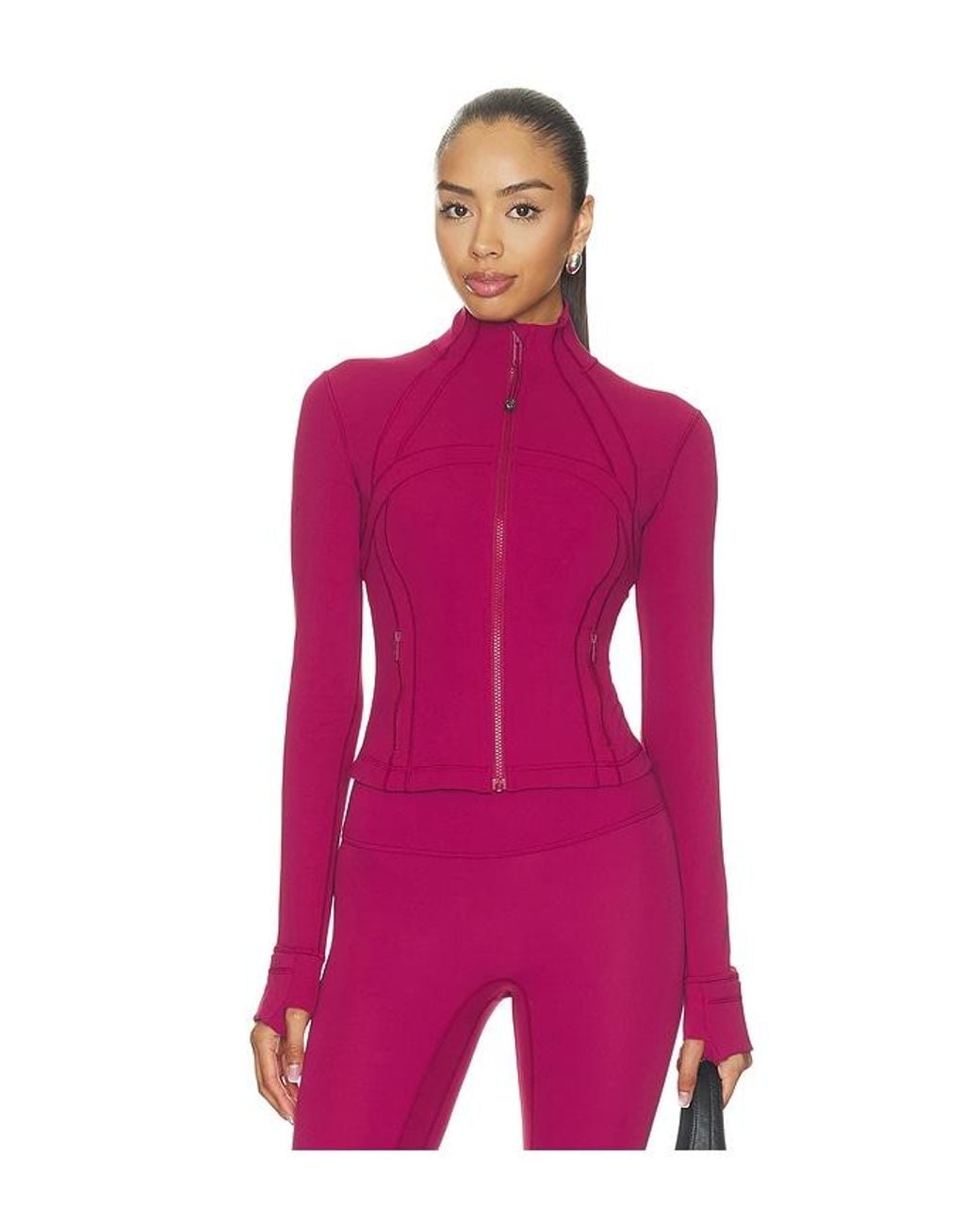 lululemon athletica Purple Define Cropped Jacket Nulu