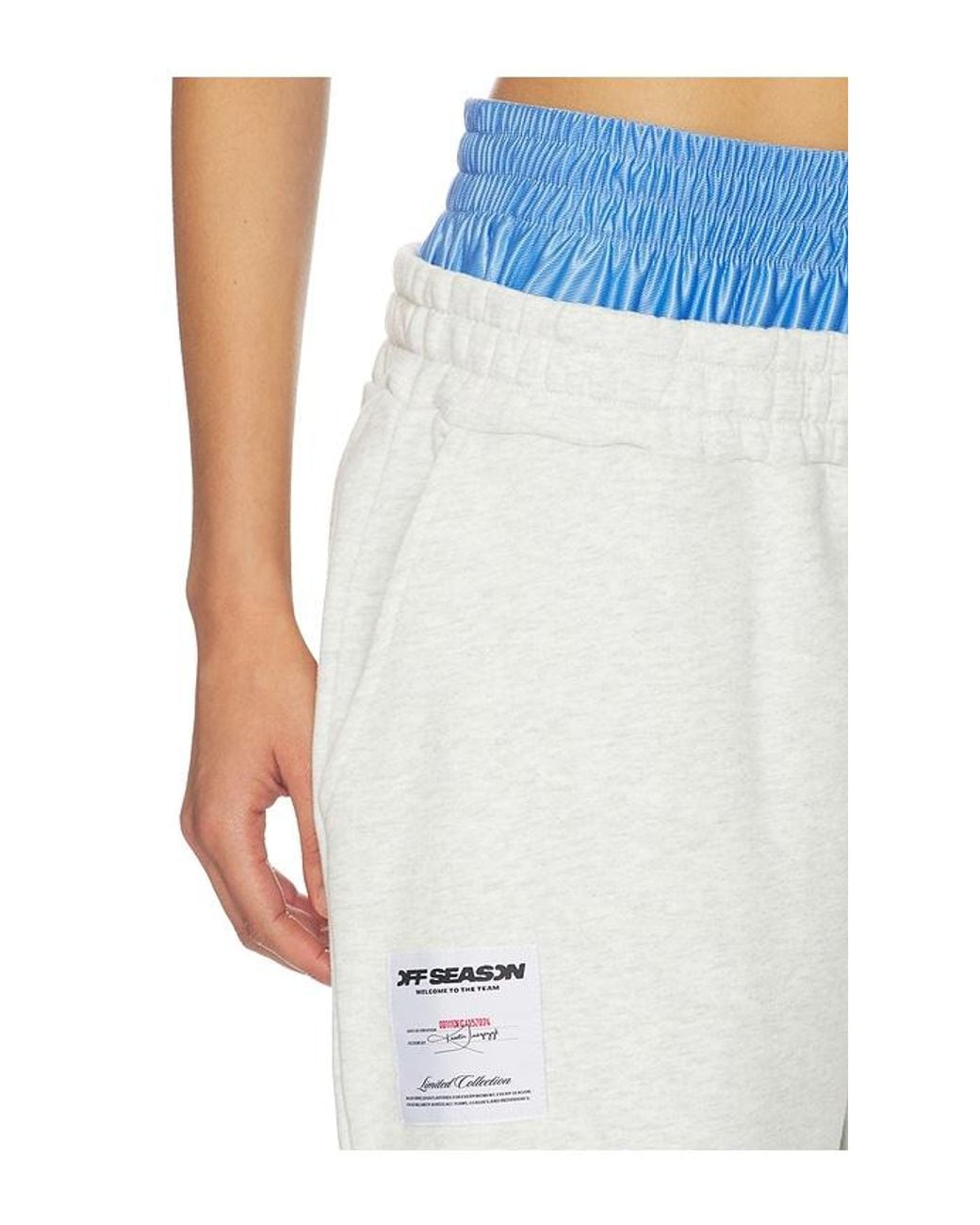 OFF SEASON White Layered Wide Pant