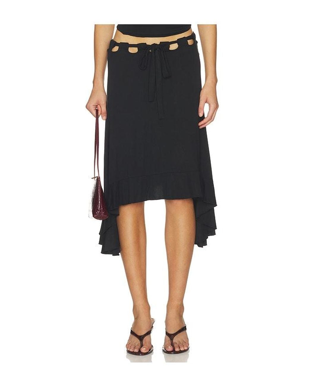 With Jean Black Carrie Skirt