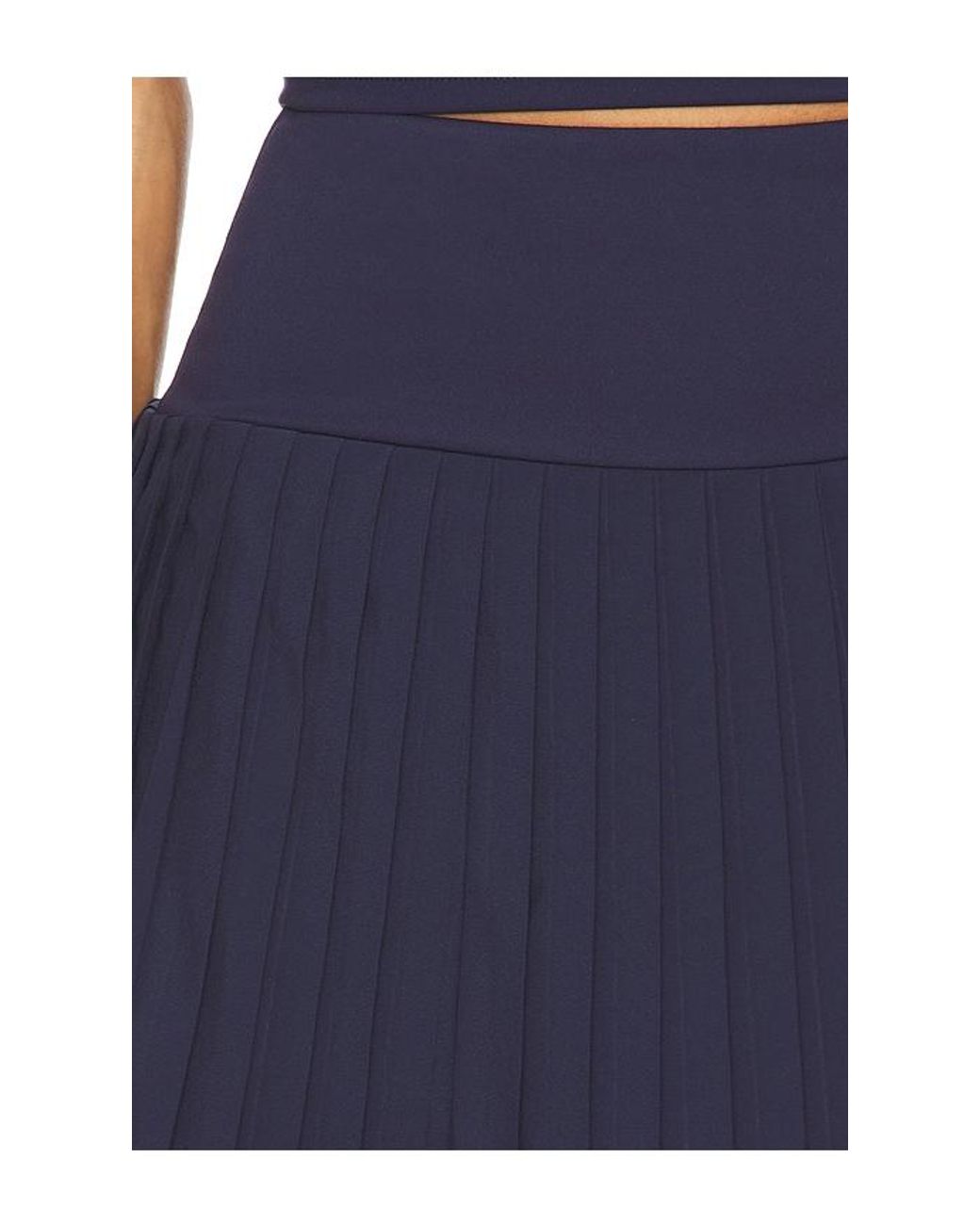 WellBeing + BeingWell Blue Movewell Harlow Pleated Skirt