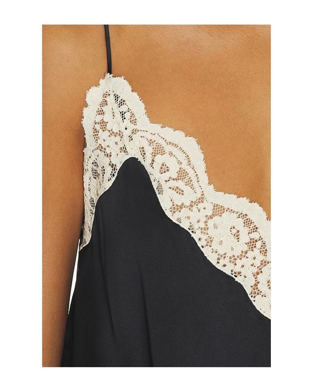 Tularosa Black Lio Silk Cami Top