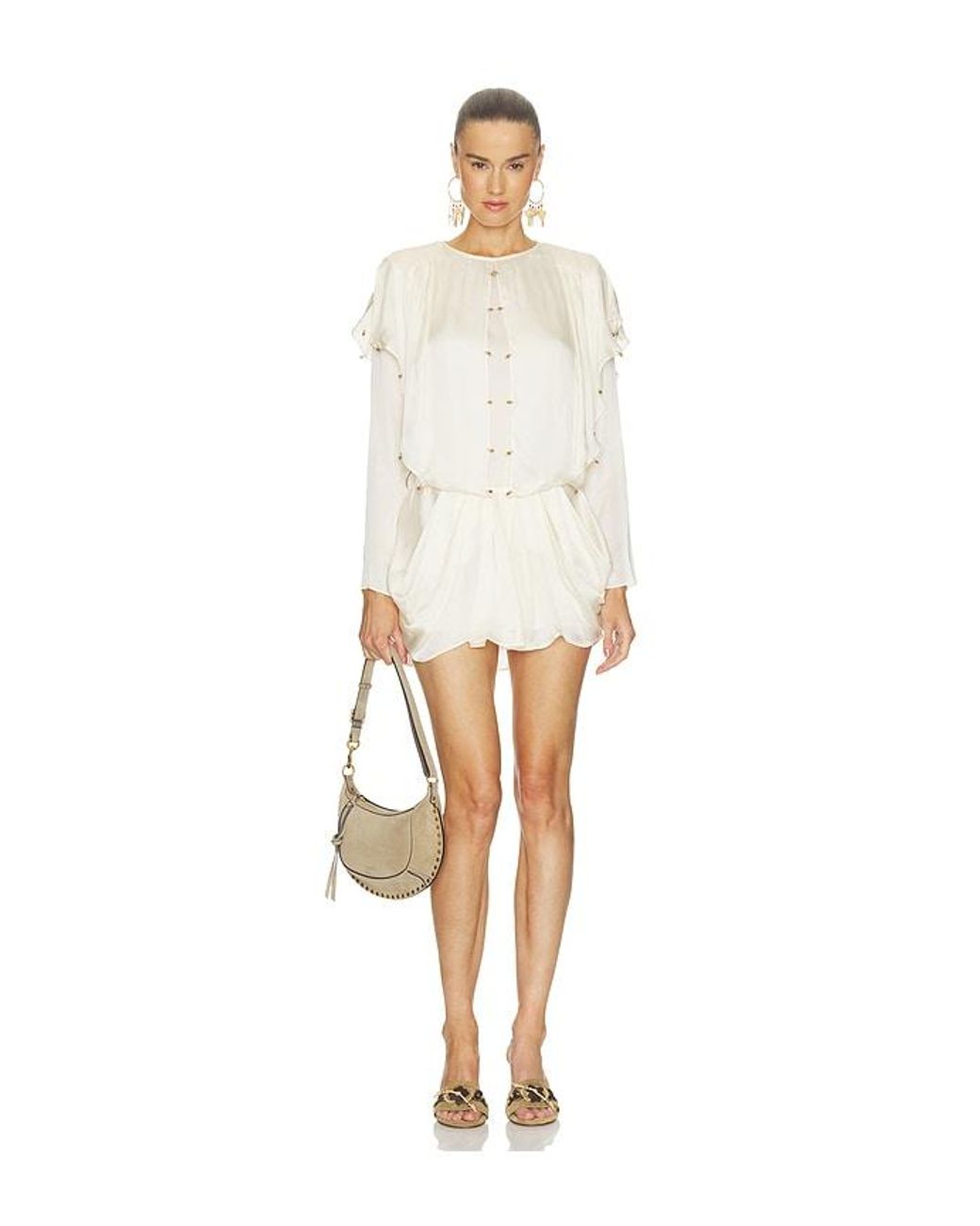 Isabel Marant White Blissa Dress
