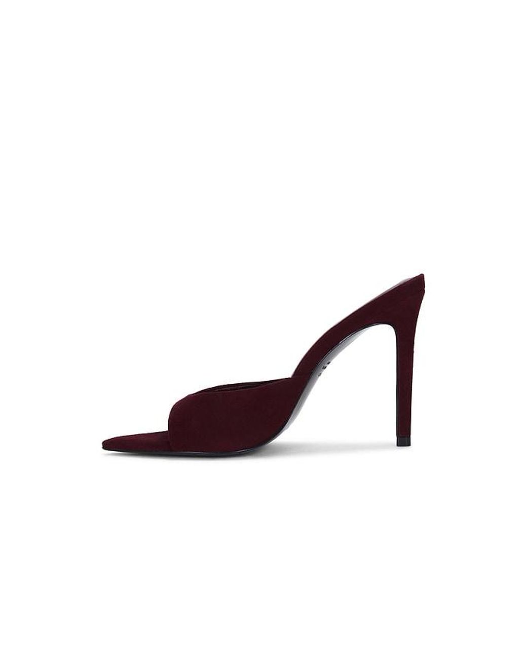 Black Suede Studio Brown Brea Mule