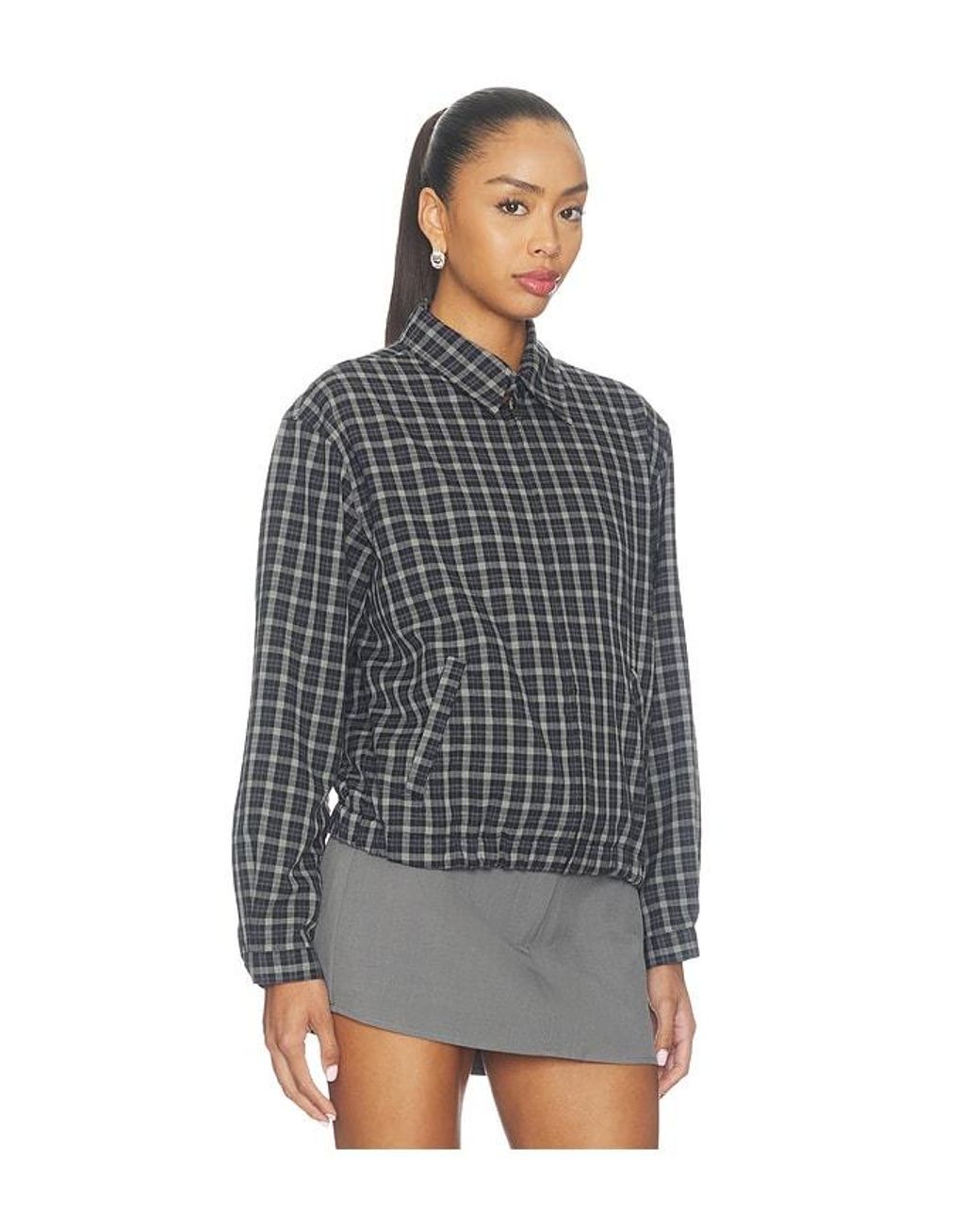 GOOD AMERICAN Black The Lightweight Bomber