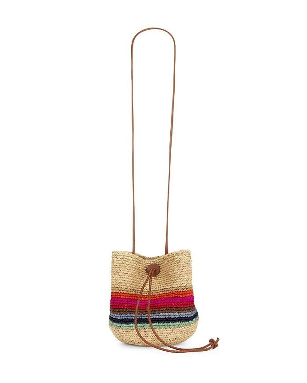 Ruslan Baginskiy White Striped Pouch Bag