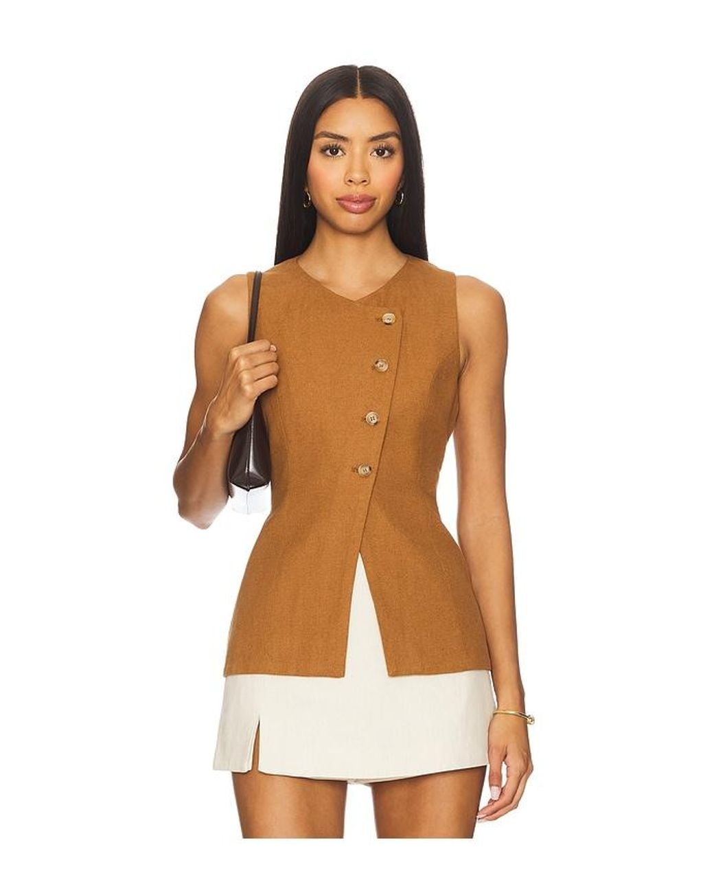Astr Brown Sonja Vest