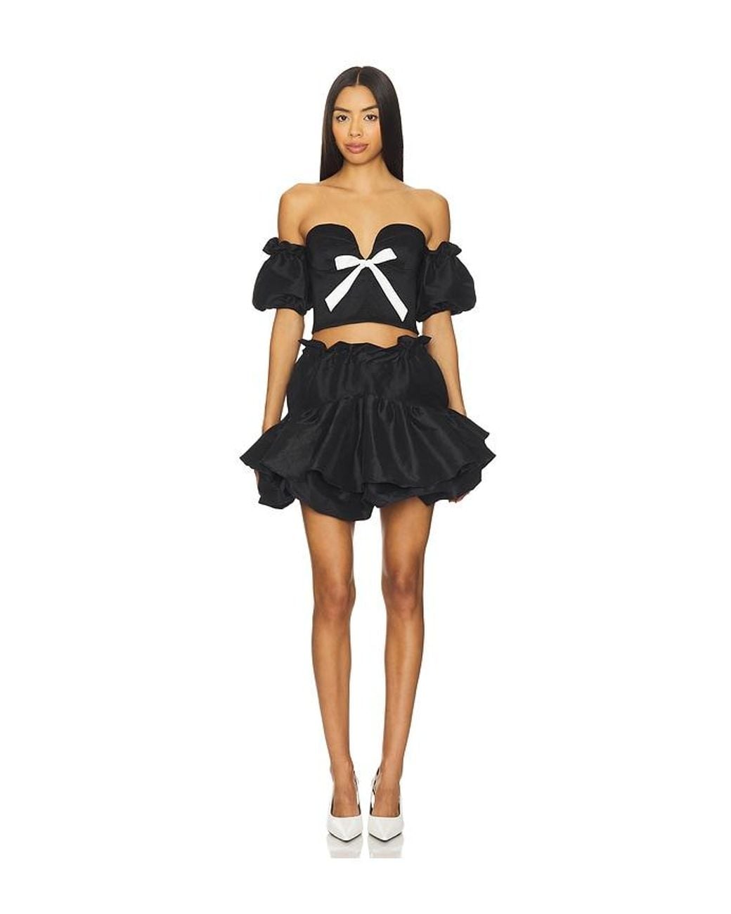 Kika Vargas Black Benazir Top