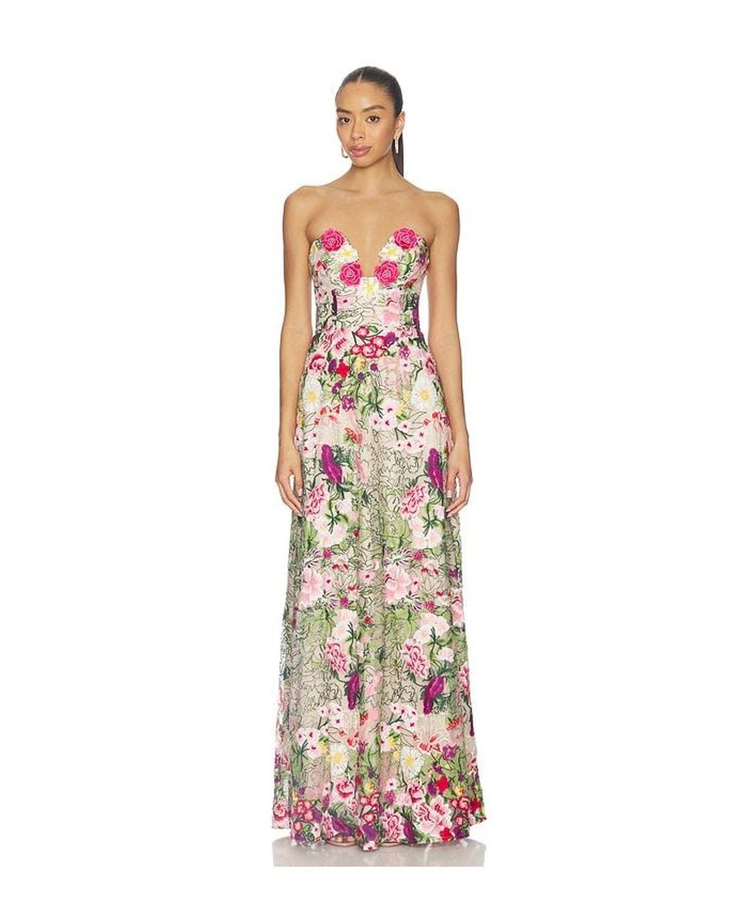 Elliatt White Flora Gown