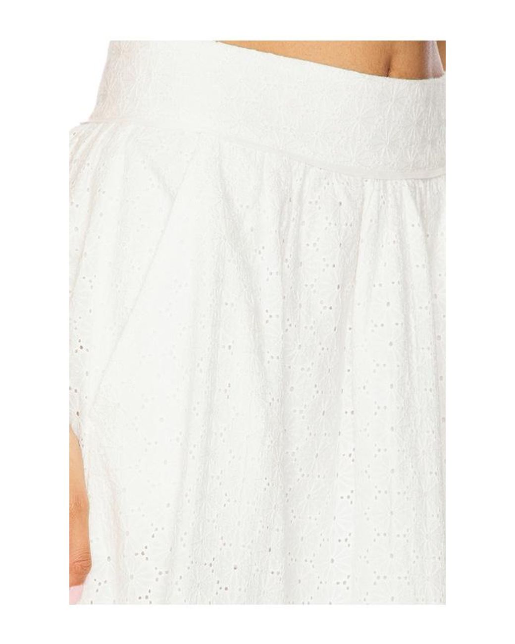 PAIGE White Ojai Skirt