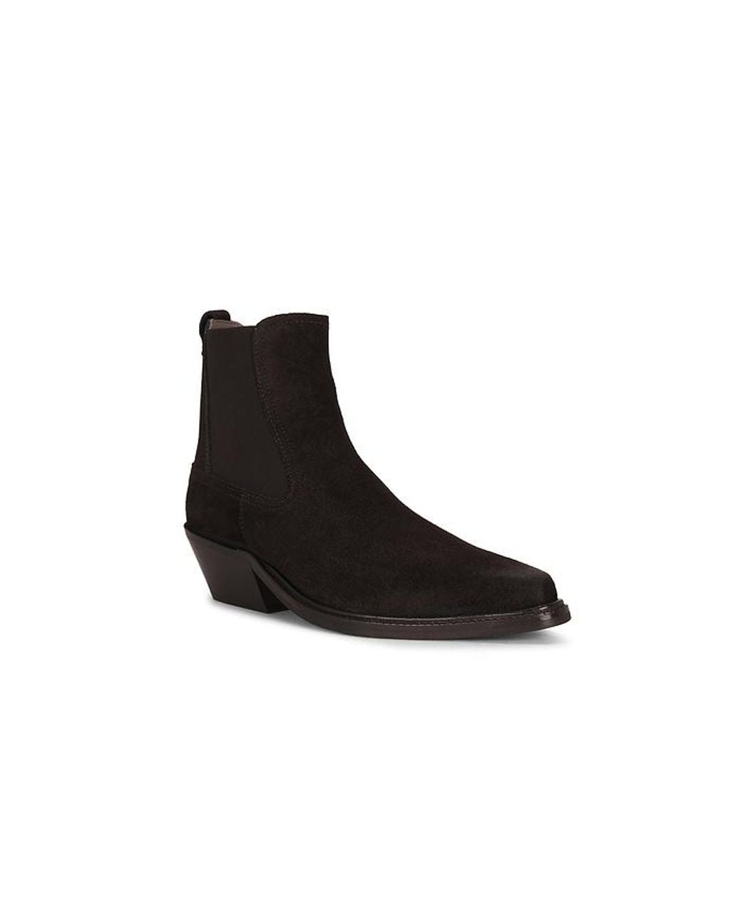 AllSaints Black Carter Suede Chelsea Boot