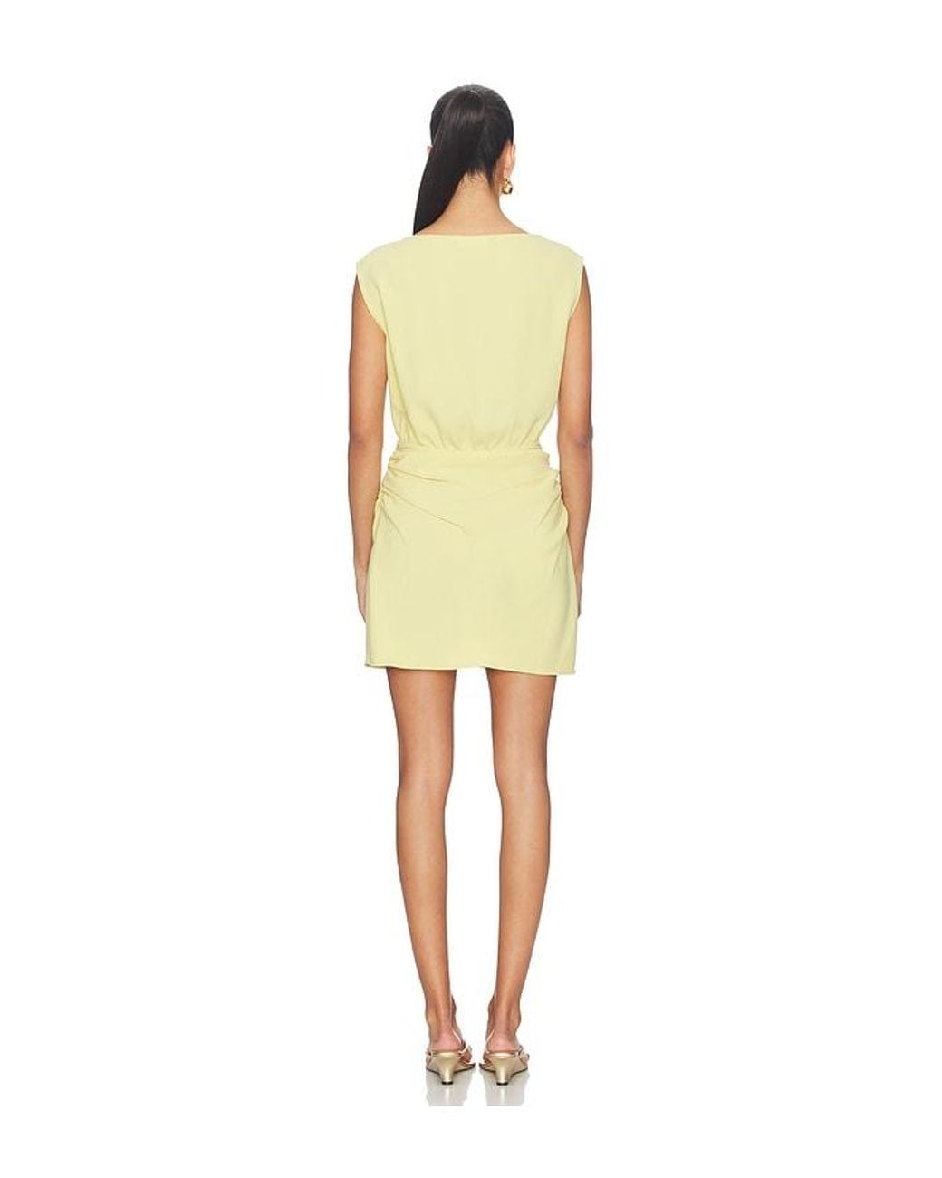 Amanda Uprichard Natural Nora Dress