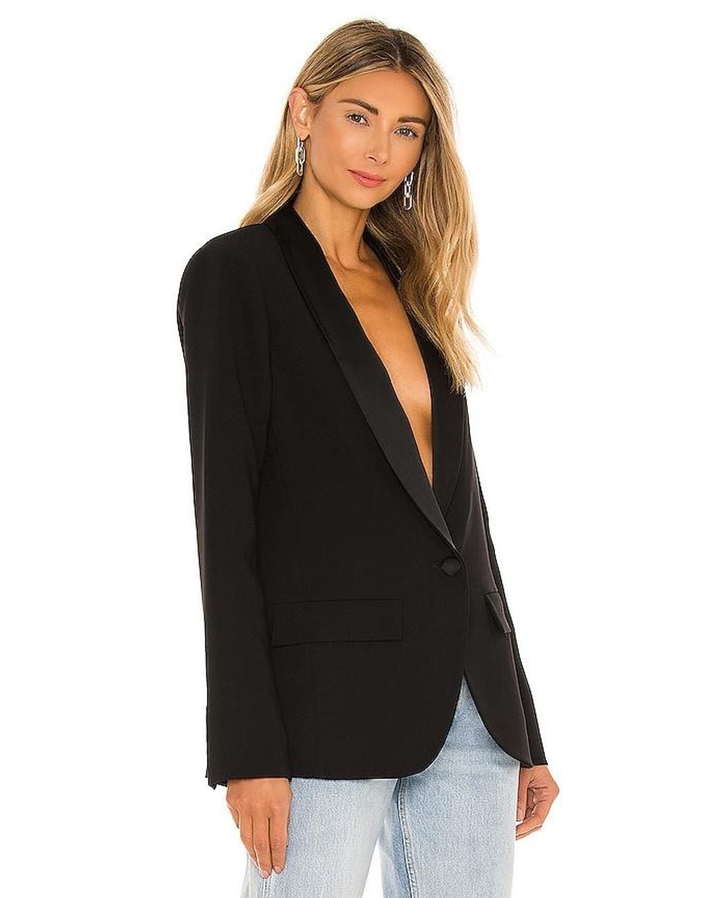 Amanda Uprichard Black Jane Blazer