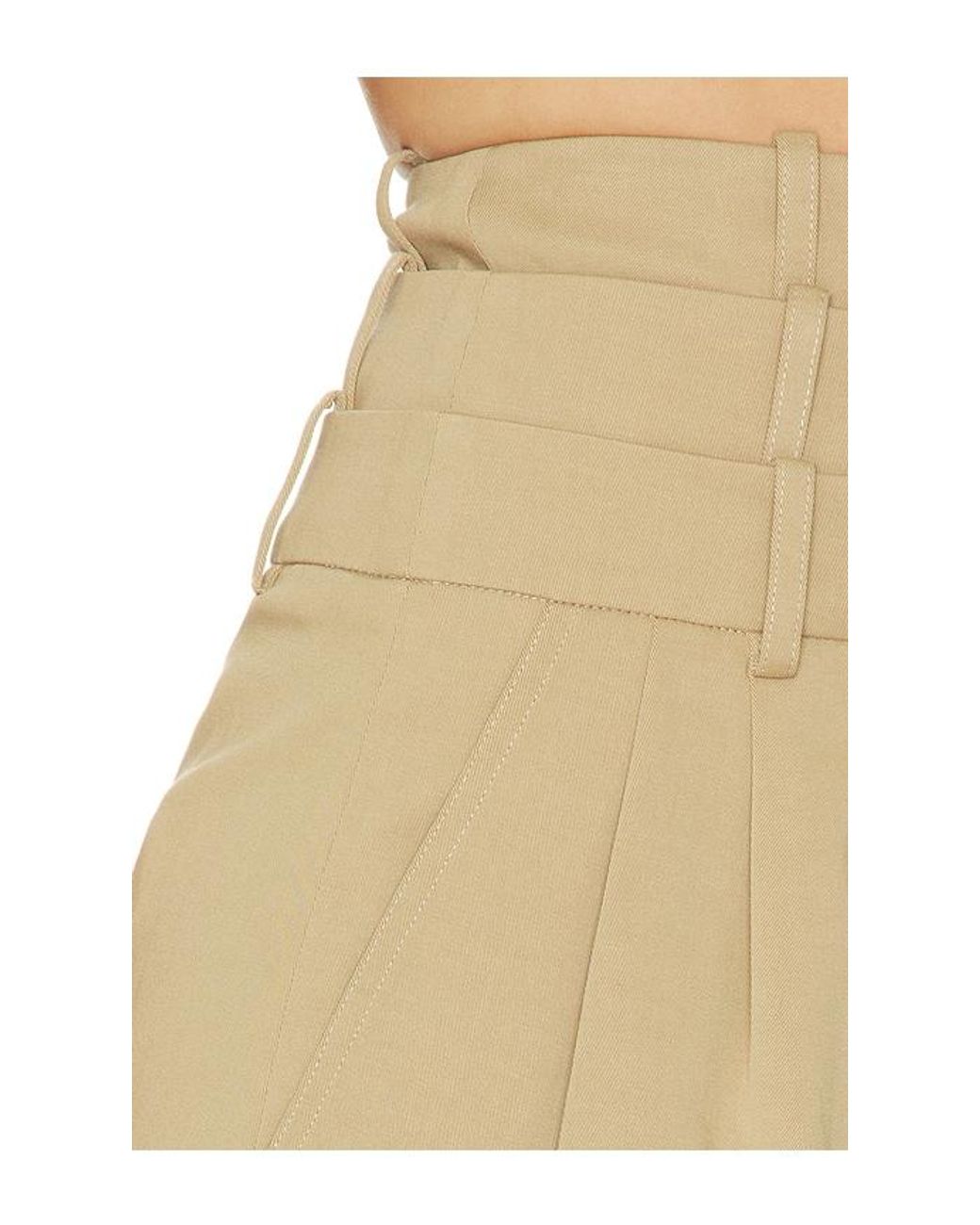 Monse Natural Triple Waistband Short