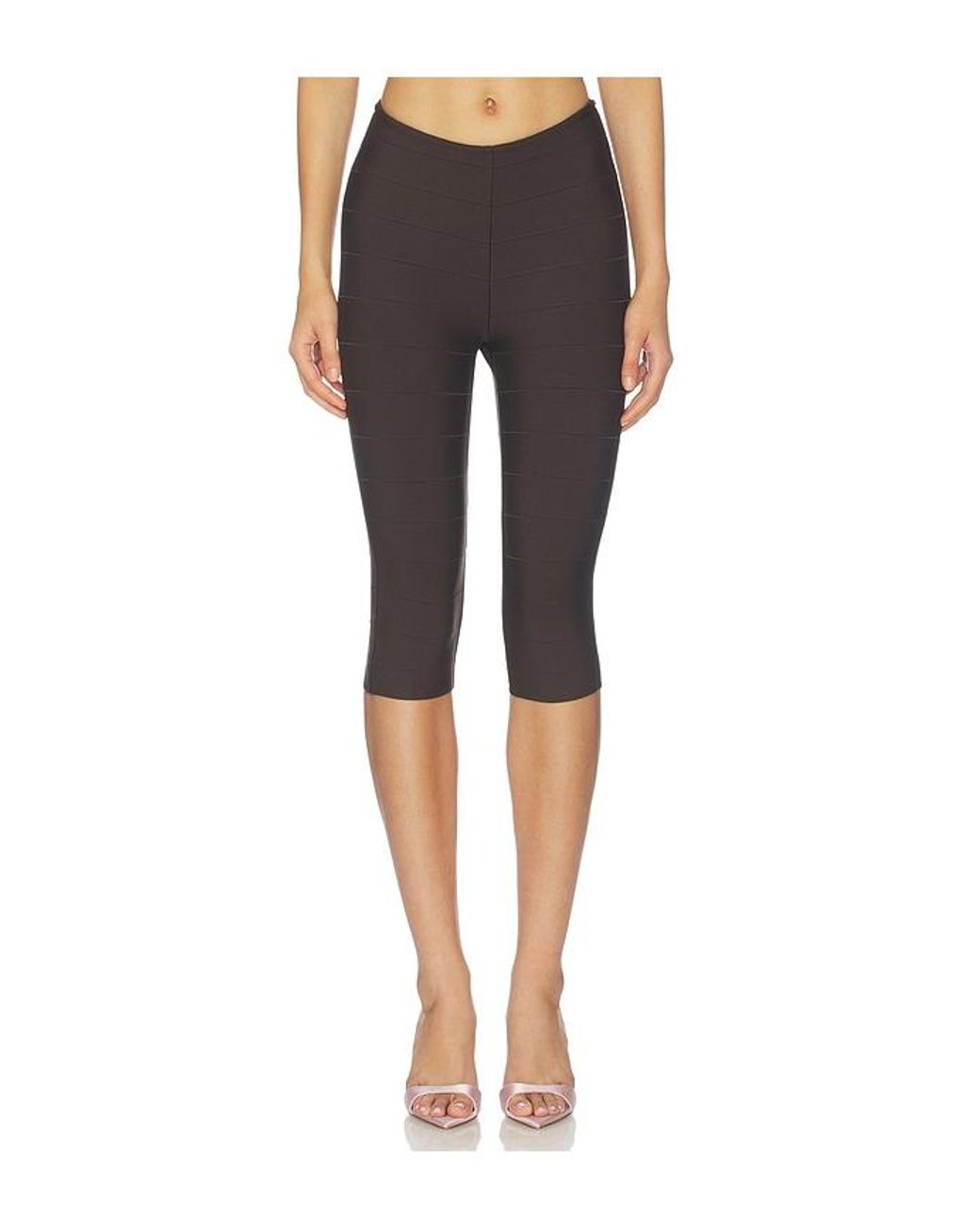superdown Black Angelah Bandage Capri Set