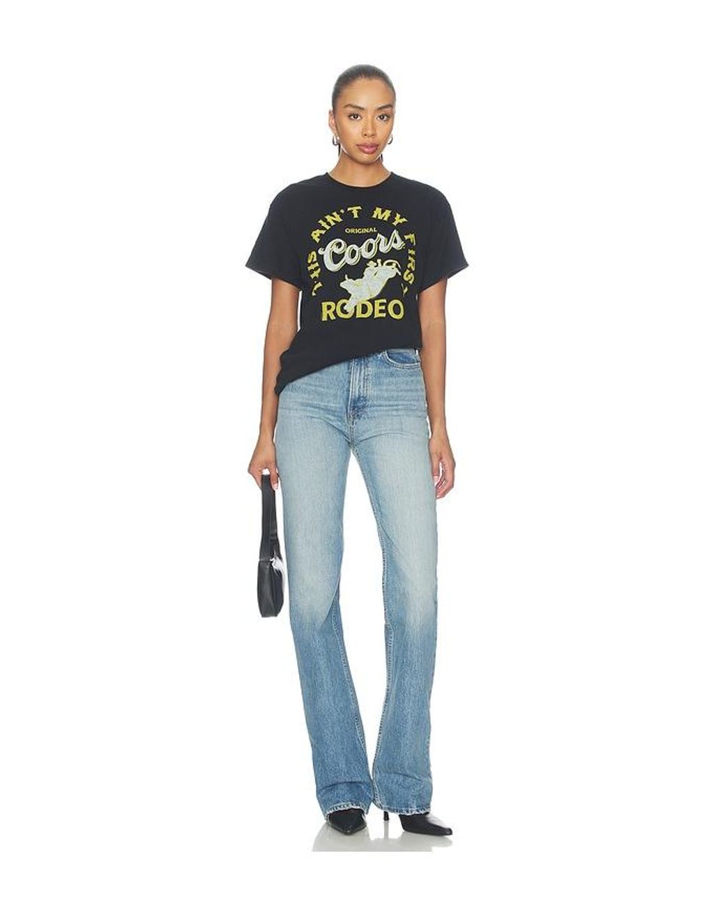 Junk Food Black Coors Rodeo Flea Market Tee