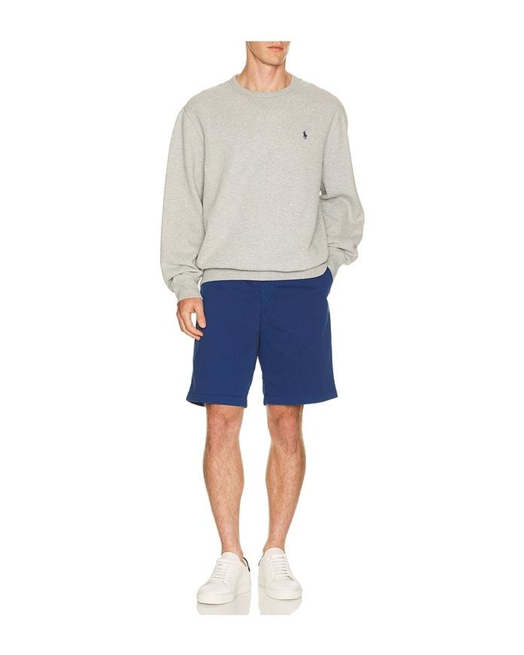 J.Lindeberg Blue Shane Cotton Stretch Shorts for men