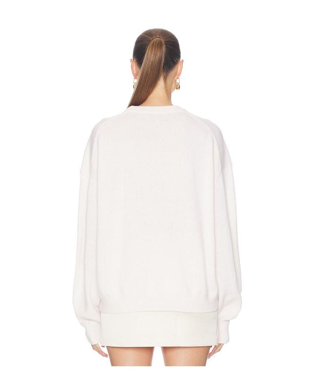 SRG White Bayani Cashmere Sweater