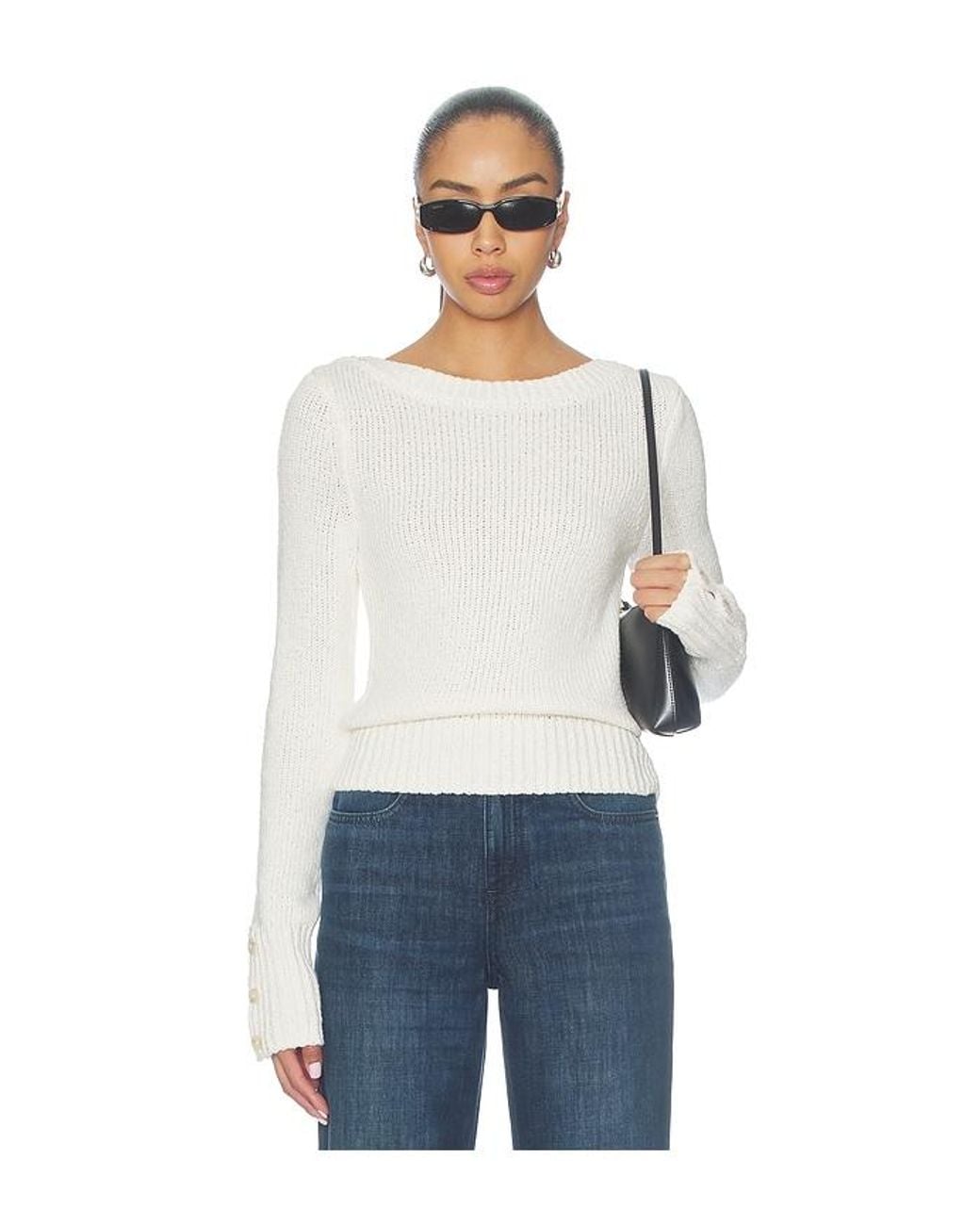 Free People Blue Mila Pullover