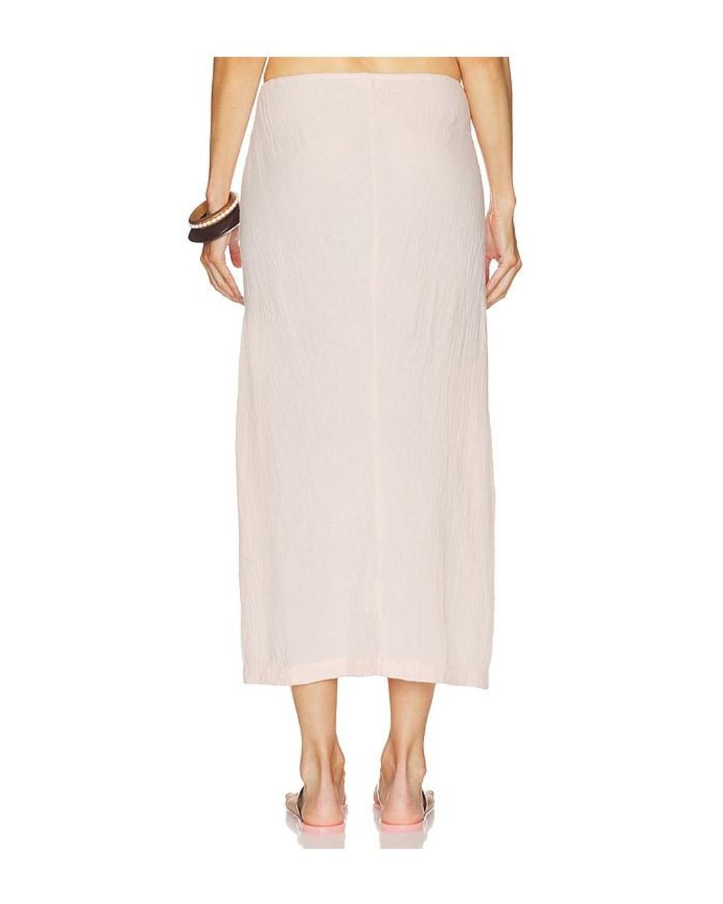 Bobi Multicolor Faux Sarong Skirt