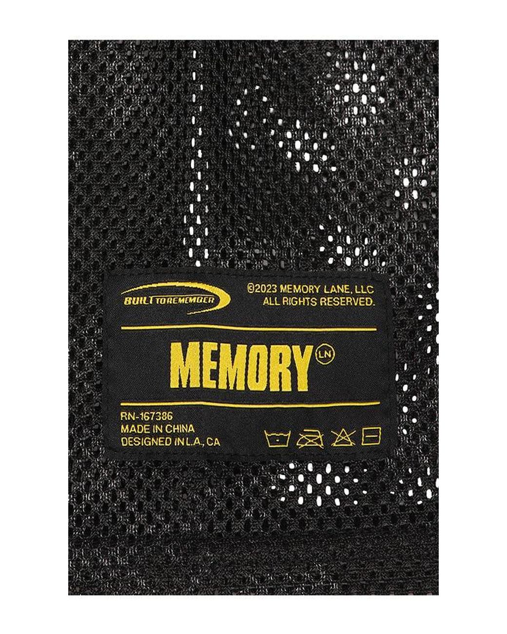 Memory Lane Black Camo Mesh Jersey Shirt for men