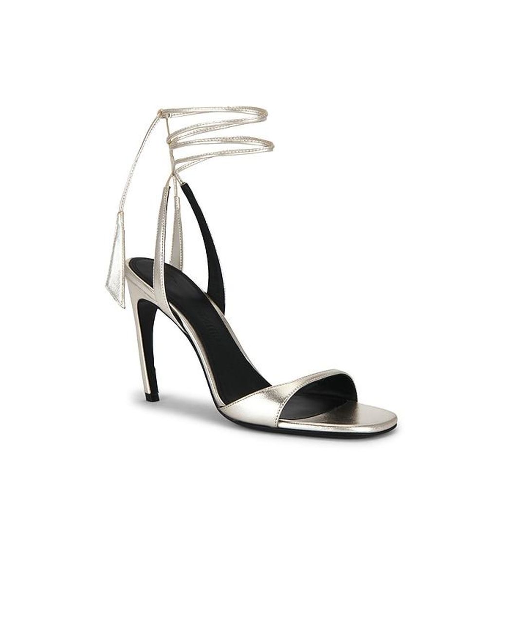 The Attico White Ora 95Mm Sandal