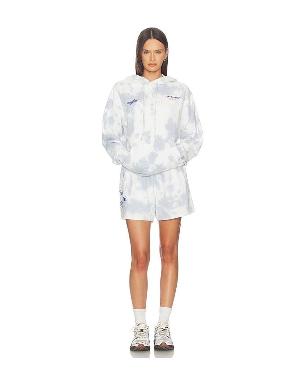 The Mayfair Group White How Are You Really? Sweatshorts