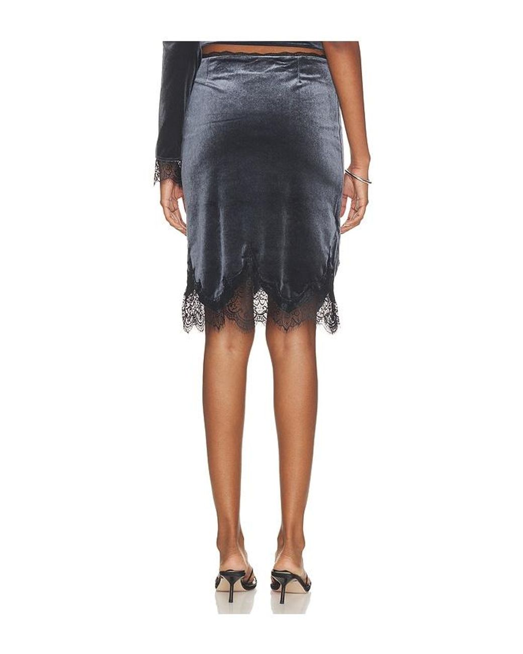 Feners Black Suave Skirt