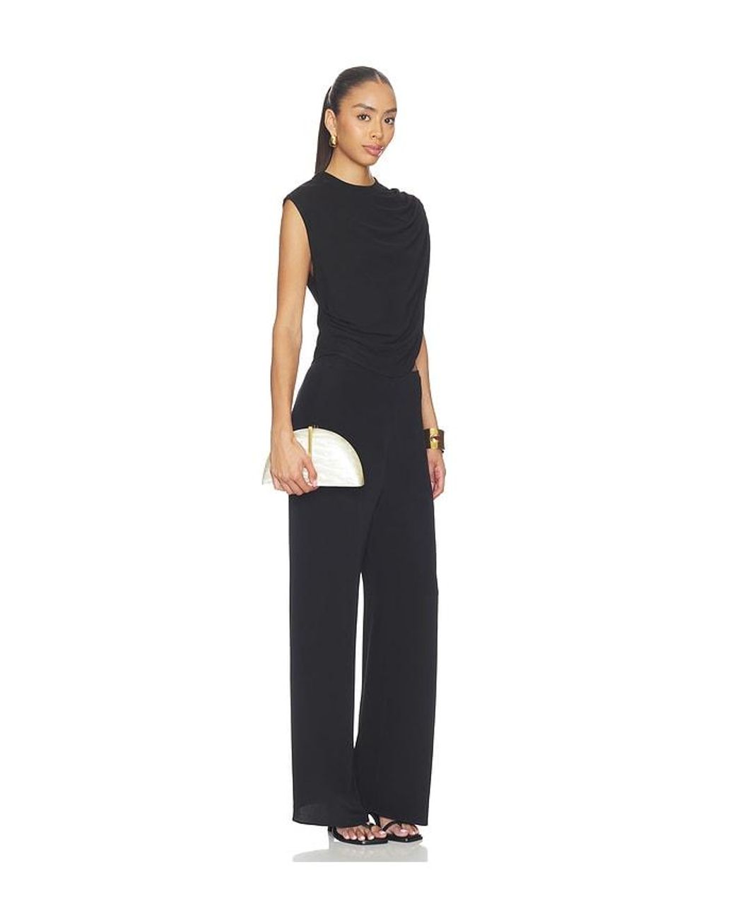Cult Gaia Natural Laguna Clutch