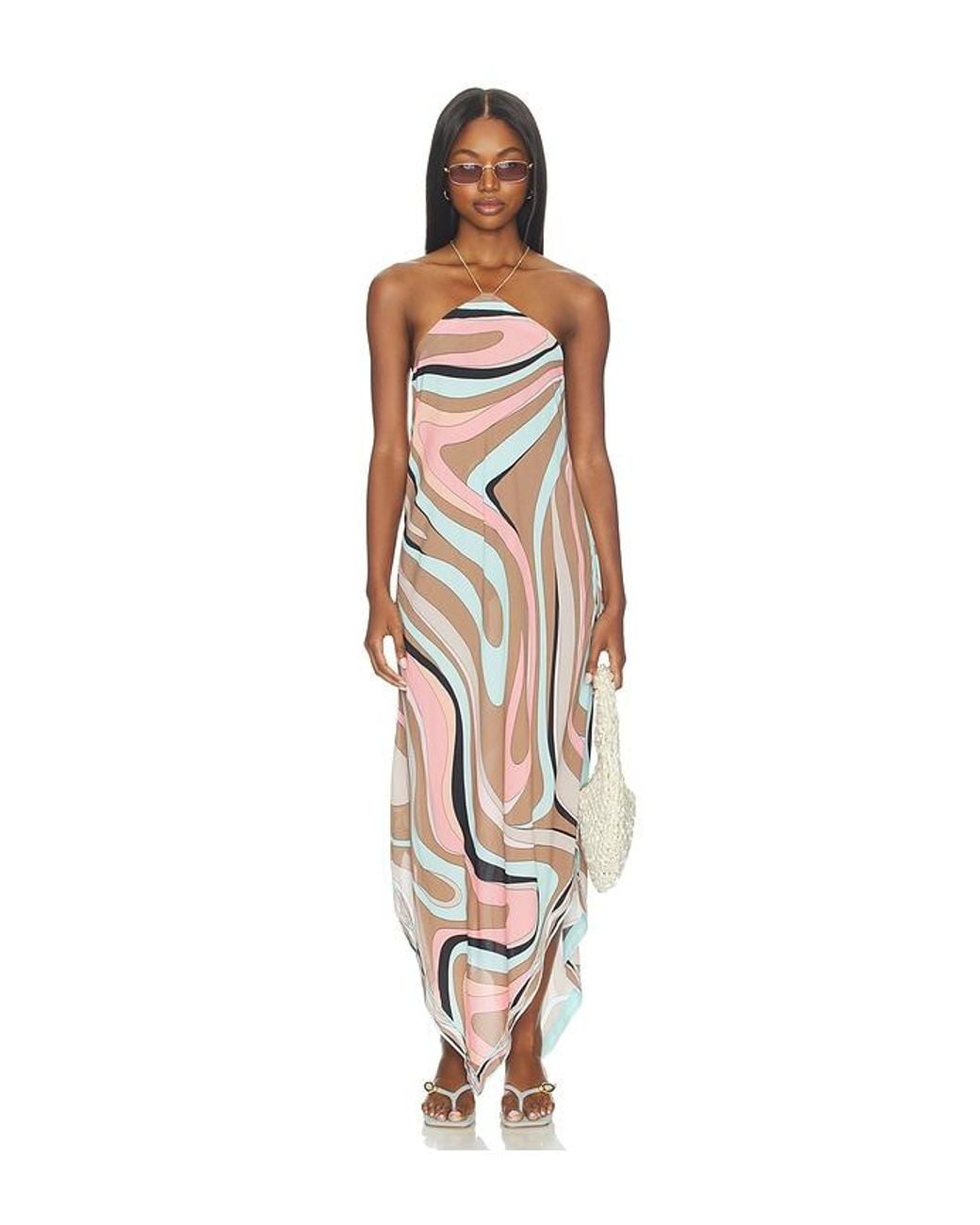 L'Agence White 'Agence Elise Midi Dress