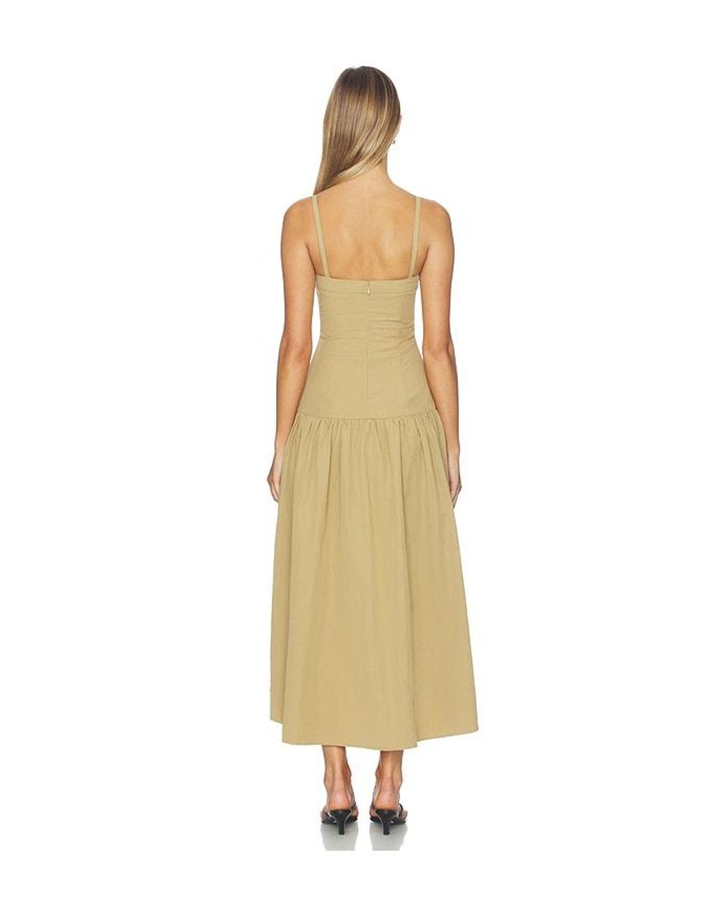 ALL THE WAYS Brown Callista Midi Dress