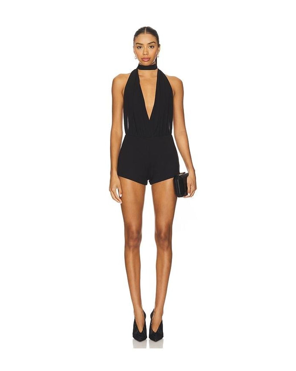 Nbd Black The Ravee Romper