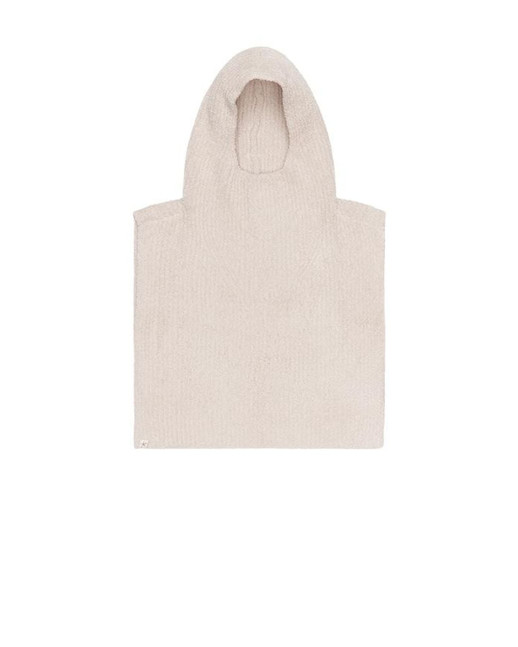 Barefoot Dreams White Cozychic Ribbed Balaclava