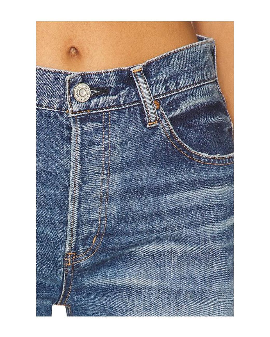 Moussy Blue Sunset Straight Jeans